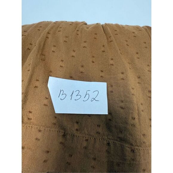 Old Navy Long-Sleeve Pintucked Clip-Dot Mini Swing Dress Size S - Picture 9 of 9